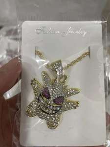 6 estilos <span class=keywords><strong>de</strong></span> alta calidad videojuego POKE Zircons collar <span class=keywords><strong>de</strong></span> Metal <span class=keywords><strong>cadena</strong></span> para Hiphop hombres dibujos animados <span class=keywords><strong>Gengar</strong></span> colgante collar <span class=keywords><strong>de</strong></span> diamantes mujeres - Product Image 3