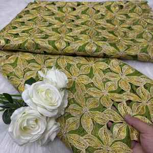 Guipure Cord Lace <strong>Fabric</strong> Luxury Glitter Cotton Lace <strong>Fabric</strong> Round Dot <strong>Fabrics</strong> for Dress Clothing 2025 - Product Image 5