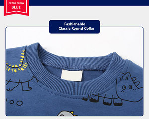 Nouvelle Collection : Ensembles Décontractés 2 Pièces pour Garçons – Sweat à Capuche et Joggers Motif Dinosaure – Tenue d'Automne Adorable et Tendance - Product Image 5