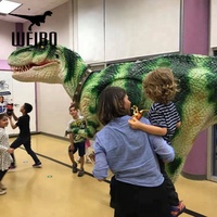 Costume de dinosaure animatronique sur mesure pour adultes avec construction en métal et silicone pour une utilisation en extérieur et en intérieur