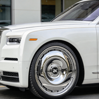 Jantes forgées Bku 5x120 20 21 22 pouces, jantes en alliage chromé de luxe personnalisées pour Rolls Royce Phantom Ghost Cullinan Wraith Dawn