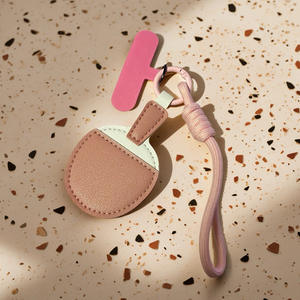 Llavero de Raqueta de Ping Pong AM PU, Adorno Colgante para Mochila, Regalo Simple y Lindo, Estilo Ins. - Product Image 3