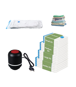Upgraded One-way Valve Vacuum Storage Bag No Leak Space Saving for Winter Garment Bedding Sofa Home <b>Wardrobe</b> Cabinet Storage Bag - Product Image 1