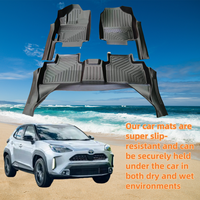 Convient pour TOYOTA YARIS CROSS HEV 2022 + avec des tapis de voiture de protection tous temps