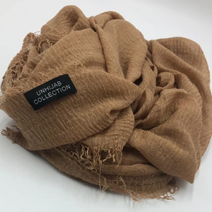 Khăn Lụa Cao Cấp Phụ Nữ Bắt Chước Khăn Choàng Mềm Quấn Thoải Mái Turban Hồi Giáo Thời Trang Hijab Thanh Lịch Màu <span class=keywords><strong>Gradient</strong></span> Mới Nhất - Product Image 5