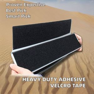 Adhésif Magique Écologique Ultra-Résistant pour Bande Velcro 10x50cm, Points en Nylon Autocollants Sans Perçage pour Fixation de Plaque d'Immatriculation de Voiture - Product Image 2