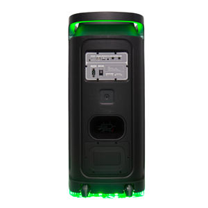 Altavoz de fiesta portátil con luz LED, subwoofer grande Boombox moderno para acampar al aire libre en el patio trasero - Product Image 3