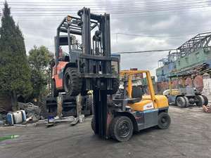 รถยกมือสองยี่ห้อ Tcm Komatsu Mitsubishi ขนาด 5/6/7/8/10/12/15/16/18/20/25 ตัน เครื่องยนต์ดีเซล เสากระโดง 3 ท่อน พร้อมระบบเลื่อนด้านข้าง ขายดี - Product Image 4