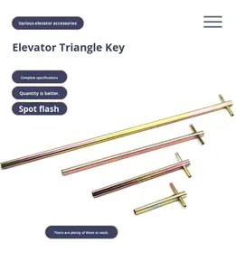 <span class=keywords><strong>Clé</strong></span> triangulaire d'<span class=keywords><strong>ascenseur</strong></span> au design moderne <span class=keywords><strong>Clé</strong></span> de porte de type étendu pour Hitachi pour partie Kone pour <span class=keywords><strong>Otis</strong></span> pour serrures de porte d'entrée d'appartement - Product Image 5