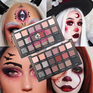 Palette de fards à paupières 18 couleurs personnalisée OEM/ODM, longue tenue, imperméable, pour Halloween - Product Image 6