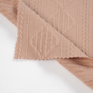 Hot Sale Cheap Price Solid Polyester Rayon Spandex <strong>Jacquard</strong> <strong>Knitted</strong> <strong>Fabric</strong> Fashion Pattern for Garment - Product Image 4