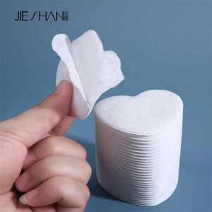 Hình Trái Tim Lint-Miễn Phí Mặt Miếng Bông Sơn Móng Tay Loại Bỏ Miếng Đệm OEM Dùng Một Lần Trang Điểm Miếng Lông Mi Keo Loại Bỏ Làm Sạch Khăn Lau - Product Image 4