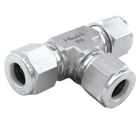 Raccord de tube à double ferrule mâle en acier inoxydable 304 316 de type Swagelok à bas prix
