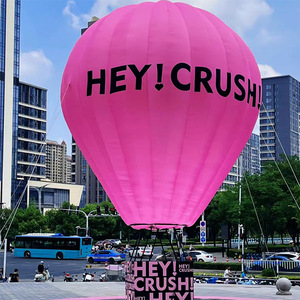 Grand ballon gonflable personnalisé avec logo ascendant Ballon à air chaud rougeoyant <span class=keywords><strong>de</strong></span> dessin animé Ballon à air chaud nuage publicitaire - Product Image 6