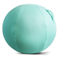 Ballon de yoga et chaise d'équilibre en mousse à mémoire de forme de haute qualité, avec housse en tissu, pour entraînement et position assise, 65 cm, en forme de U, vente en gros sur mesure