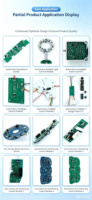 Placa PCBA BMS IPCA610 Clase 2 16S 48V 100A, Ensamblaje SMT Certificado ISO9001, 4 Capas