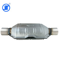 محول حفاز عالمي بيضاوي عالي الجسم جديد متوافق مع SST409 EPA 2 "1.3" مدخل/مخرج