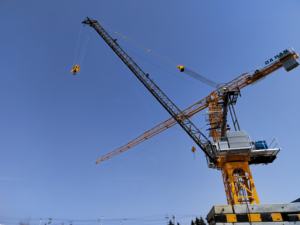 מנוף דחן QTD40 (WMD6T) עם זרוע באורך 23 מטר, מנוף בנייה כבד עם רכיב מנוע מרכזי, קיבולת של 6 טון, יעילות גבוהה - Product Image 2