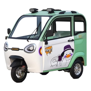 Tricycle électrique KEYU Fresh Designs à 2 portes fermées, 3 places, haute capacité, <span class=keywords><strong>1500W</strong></span>, autonomie de 90 km, pour personnes âgées - Product Image 1
