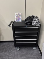 Carrito de Herramientas de Cinco Cajones en Oferta, Caja de Herramientas Multifuncional, Carrito Pequeño para Reparación de Automóviles, Gabinete Móvil Resistente