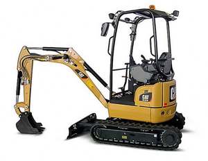 Mini-excavatrice Caterpillar d'occasion en bon état, modèles 301.7 CR, 301.5, 302, 1, 2, 3 tonnes, excavatrice hydraulique, mini-excavatrices, chargeuse - Product Image 1