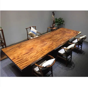 Plus de design en vente de qualité supérieure Design unique Forme naturelle Dessus de table Chêne Noyer Bois massif <span class=keywords><strong>Live</strong></span> <span class=keywords><strong>Edge</strong></span> Table à manger Dalle de bois - Product Image 2