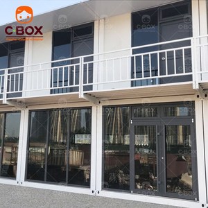 Cbox Customizable Modern Prefabricated Office Building Easy to Assemble 20ft 40ft Villa Flat Pack Container House - Product Image 1