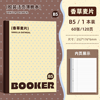 Carnet à grille B5 à couverture souple, motifs pois pastel, thèmes desserts et boissons frais, pour étudiants, journal d'étude et agenda d'écriture quotidienne