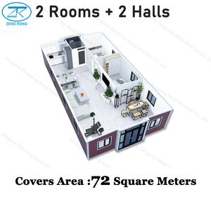 Di động 40ft mở rộng container nhà 20ft 30ft 2 3 4 phòng ngủ gấp Tiny nhà đúc sẵn container Nhà Giá - Product Image 5