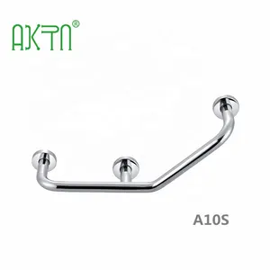 135 Degrees Stainless Steel Bathroom Grab Bar With Soap Support Handicap Shower Handrail Bars Disabled Toilet Safety Grab Bar