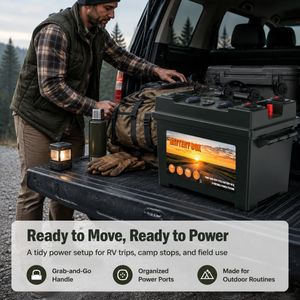 12V PB007A 그린 PP 소재 방수 배터리 박스 BMS 2kWh 출력 해양 보트 트롤링 모터 ANDER SON 플러그 입력 - Product Image 3