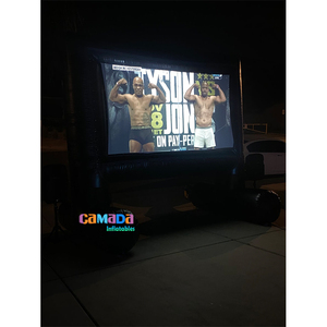 Écran de projection de théâtre en plein air Écran de cinéma gonflable Publicité personnalisée Projecteur de film de cinéma gonflable - Product Image 5