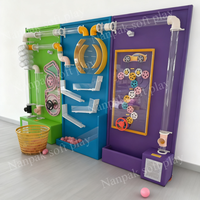 Équipement de terrain de jeu intérieur lumineux OEM Pit Ball sensoriel pour enfants Jeu éducatif Jeux muraux interactifs légers pour café centre commercial école