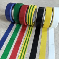 Ruban adhésif électrique en PVC de qualité professionnelle résistant à la chaleur avec adhésif en caoutchouc ignifuge et imperméable pour usage domestique