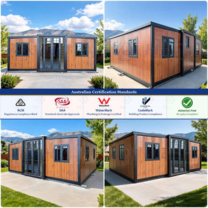 Casa Contenedor Prefabricada Expandible de 40 y 20 Pies, Estándares Australianos, 1, 2, 3, 4, 5 Dormitorios, Casa Móvil Plegable Tipo Cabaña - Product Image 3