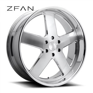 Jantes forgées ZFAN Deep Concave noires 5x114.3 pour Corvette C7 C8 <span class=keywords><strong>911</strong></span> X3 X4 Land Rover Lexus - Product Image 3