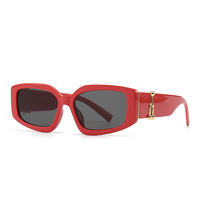 2024 moderno ojo de gato marca de lujo gafas de sol negras mujeres hombres moda clásica diseño de bloqueo dorado Retro Cool Sexy gafas de sol cuadradas