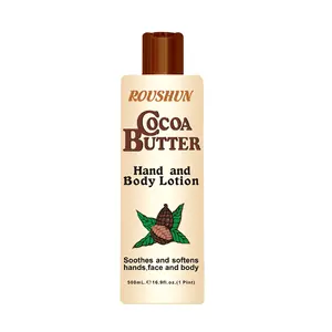 ROUSHUN cocoa butter hand and body lotion soothes and softens moisturizing whitening 500ml OEM private label