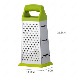 Hot Sales Stainless Steel Professional Kitchen <b>Tool</b> 4-Side <b>Fruit</b> Box Grater Eco-Friendly Cheese <b>Vegetable</b> Slicer - Product Image 3
