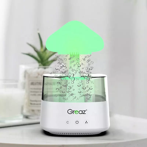 Diffuseur Offre Spéciale pleuvoir arbre goutte à goutte nuage humidificateur led <span class=keywords><strong>pluie</strong></span> automne humidificateur veilleuse avec sons et lumière <span class=keywords><strong>de</strong></span> <span class=keywords><strong>pluie</strong></span> - Product Image 2