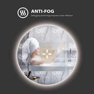 Hiện đại LED TREO TƯỜNG bán tròn không đối xứng gương cho salon khách sạn phòng tắm phòng ngủ & phòng khách giải pháp thiết kế đồ họa - Product Image 6