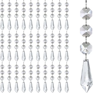 Crystal Ornaments <strong>Christmas</strong> <strong>Tree</strong> Decorations Balls <strong>Clearance</strong> Hanging Crystals for Centerpieces Acrylic Chandelier Decorative - Product Image 2