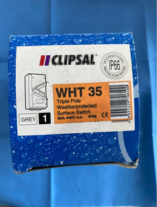 WHT35 35A 440V IP66 สวิตช์แยกวงจรแบบกันน้ำ ติดตั้งบนพื้นผิวแบบสามขั้ว - Product Image 2