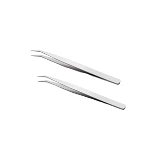 Zoyer Stainless Steel Tweezers 102B Smooth Tip For Threading And Wire Clamping <b>DIY</b> <b>Tools</b> - Product Image 4