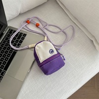 Nylon pièces sacs cartable sac à main Mini porte-clés pendentif Portable garçons et filles casque documents sacs de rangement