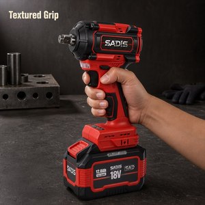 Llave de Impacto Profesional de Alta Calidad Marca SADIS, con Batería de Litio, Sin Escobillas, Alto Torque 500N.m - Product Image 1