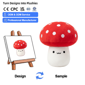Juguete <span class=keywords><strong>de</strong></span> Peluche Personalizado OEM, Muñeco <span class=keywords><strong>de</strong></span> Algodón <span class=keywords><strong>de</strong></span> 10cm/20cm, Animal <span class=keywords><strong>de</strong></span> Peluche con Forma <span class=keywords><strong>de</strong></span> Hongo, Personaje <span class=keywords><strong>de</strong></span> Anime - Product Image 1