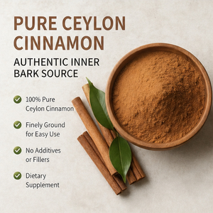 Poudre de cannelle de Ceylan, teneur élevée en magnésium et zinc, nutrition équilibrée, entretien quotidien du corps, soutien à la santé - Product Image 2