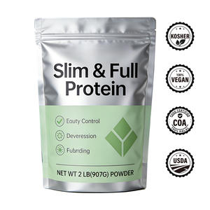 Proteína Orgánica en Polvo Slim & Full, Aislado de Suero, Mezclas Personalizadas, Servicio de Marca Privada OEM ODM, Certificación HACCP ISO GMP NSF - Product Image 1
