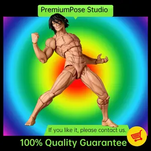 KAIYODO Revoltech Eren Jaeger PVC Anime Action Figure <span class=keywords><strong>Amazing</strong></span> Yamaguchi KO Model Koleksi Mainan Hadiah - Product Image 6